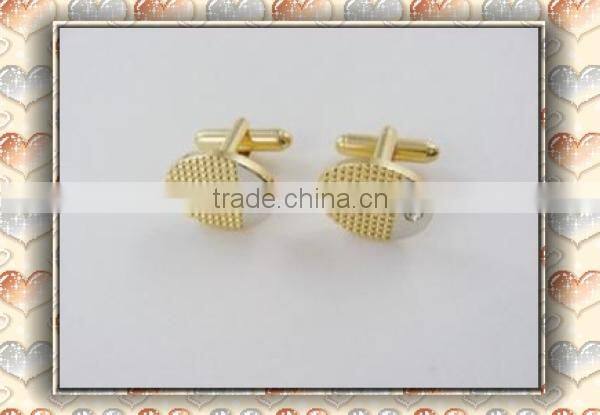 Fish Bionics Design Zircon Stainless Steel Jewelry Cufflink