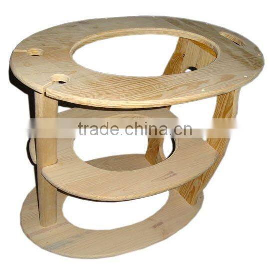 Christmas Promotion Sales Wooden Mobile Beauty Trolley&Wooden Furniture 3951