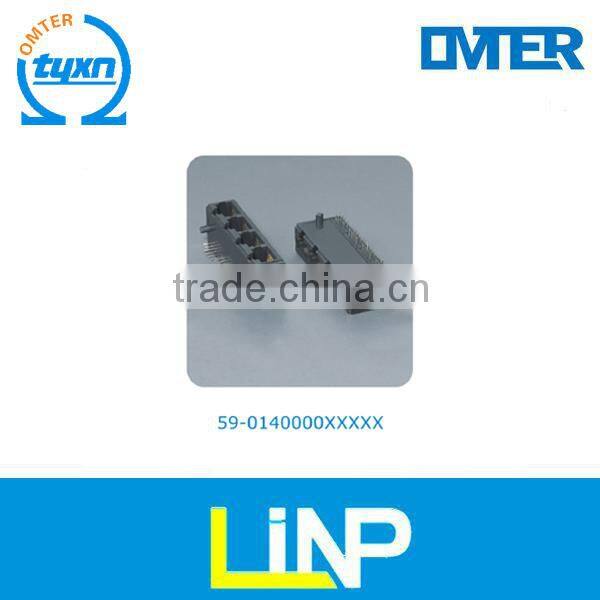 custom 8 pin d-link rj45 female connector pcb jack