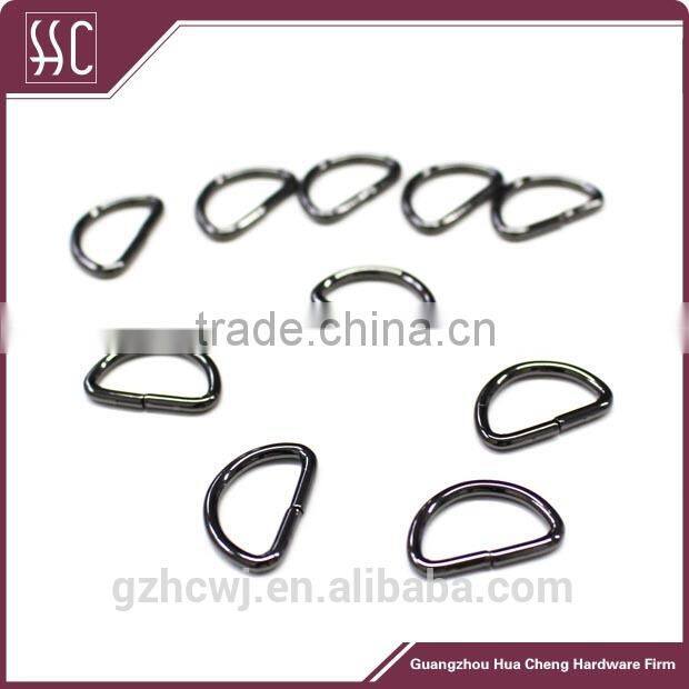 Iron D ring buckle for bags, customized size bag small fitting in China