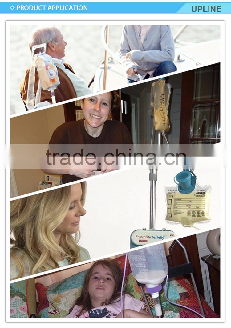 Enteral feeding bag set