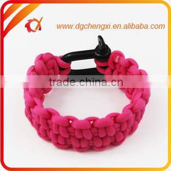 2016 Popular Paracord Bracelet With Logo, Survival Paracord Bracelet, 550 Paracord Bracelet