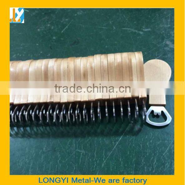 Design your own bottle opener, wooden handle bottle opener with free mold cost, high quality bottle opener