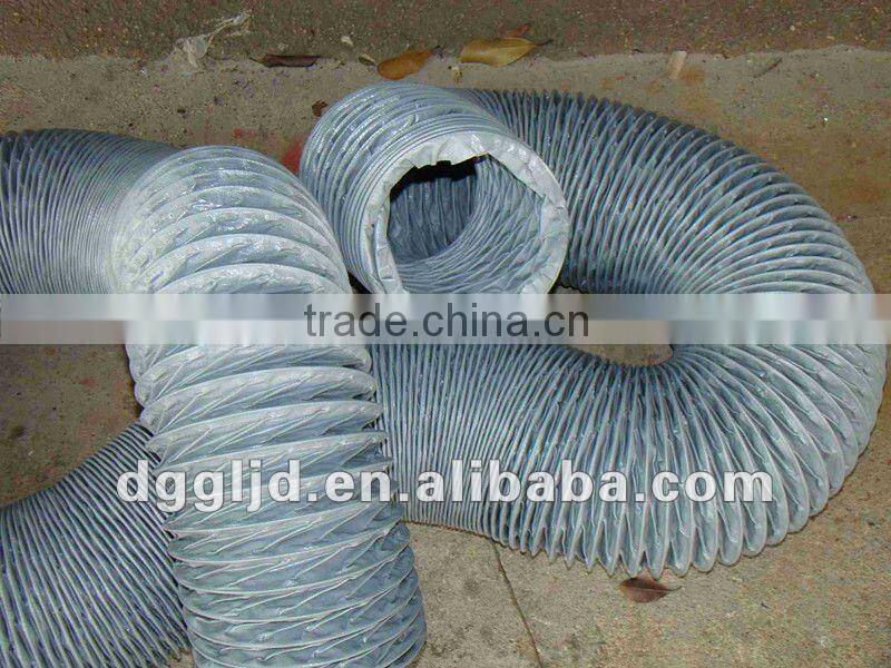 Flexible PVC ventilation air duct