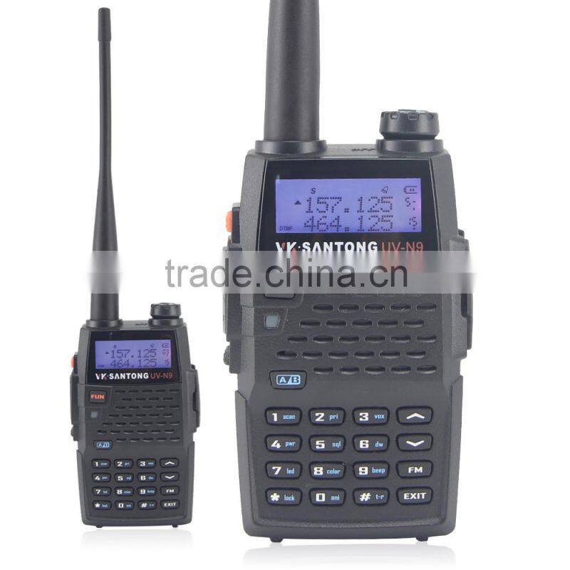 UV dual band transceiver walkie talkie radio uv-n9 for cctv radio interphone
