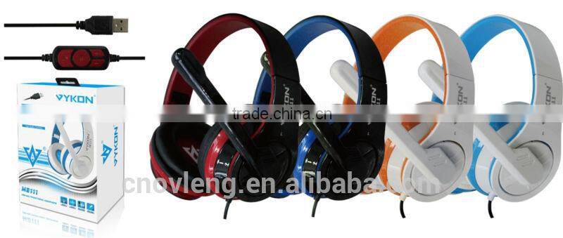 Fight every sends , New product fashion headphone with USB plug