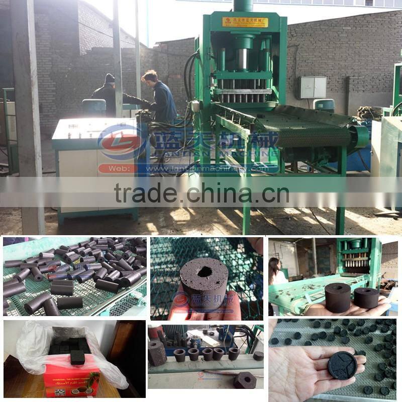 Durable powder shaping briquette production line