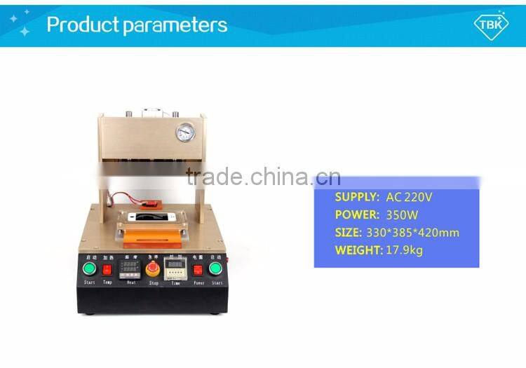 New Bezel Frame Laminating Machine Lcd Screen Refurbish Pneumatic Frame Laminator For Iphone