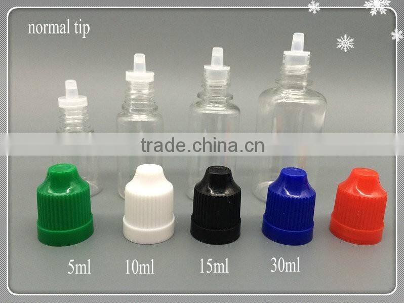 5ml LDPE dropper bottles with tamper proof cap, 5ml e-cig dropper bottles with white cap for e-cigarette oil