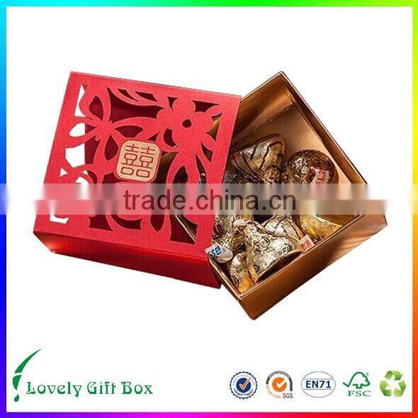 high quality and competitive price handmade heart cardboard chocolate box