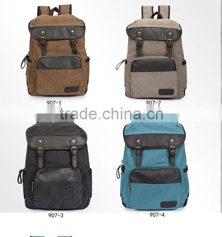 2015 hot sale fashion machinery sale teenager canvas school bagpack