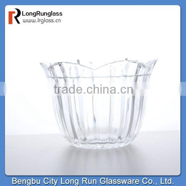 LongRun 180mm Mongolian style medium glass candy dish
