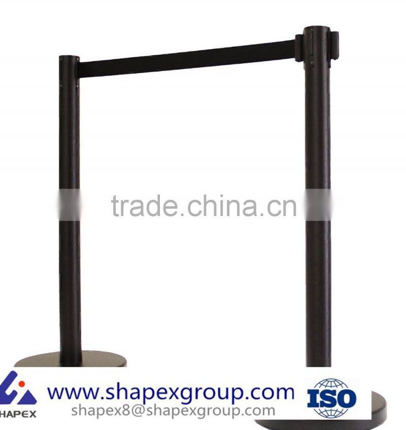 RETRACTABLE STANCHION SET, 6 Posts + Portrait SignFrame