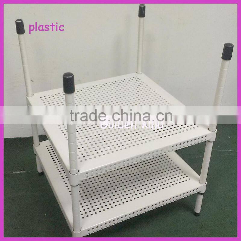 New design bathroom accessories Metal material Triple Tiers durable corner shelf
