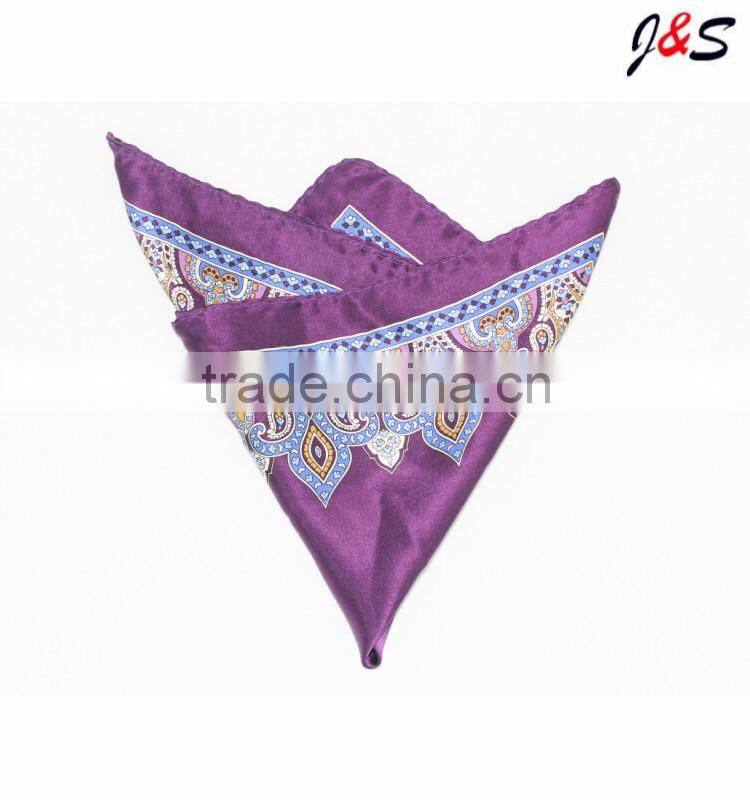 hand rolled embroidery handkerchief, printed handkerchief, cute handkerchief WPF330