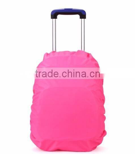 Hot selling camping travel hiking backpack trolley school bag dust rain cover