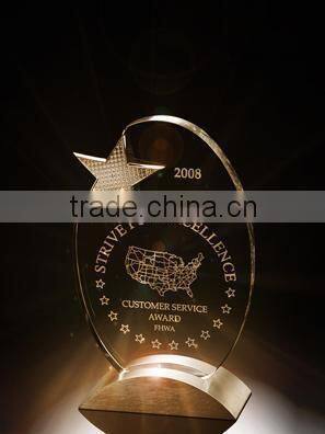 2016 New design great crystal table clock