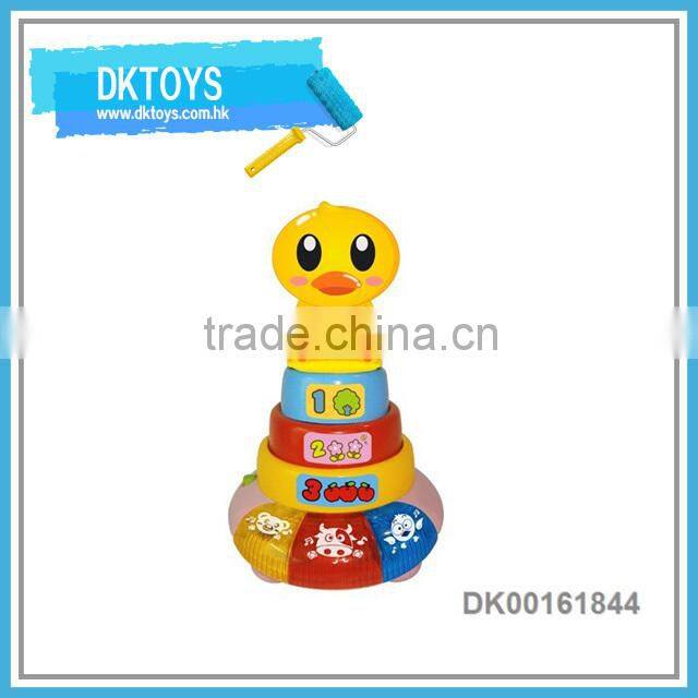 Colorful Baby Toys Educational Playing Game Plastic Stacking Cup