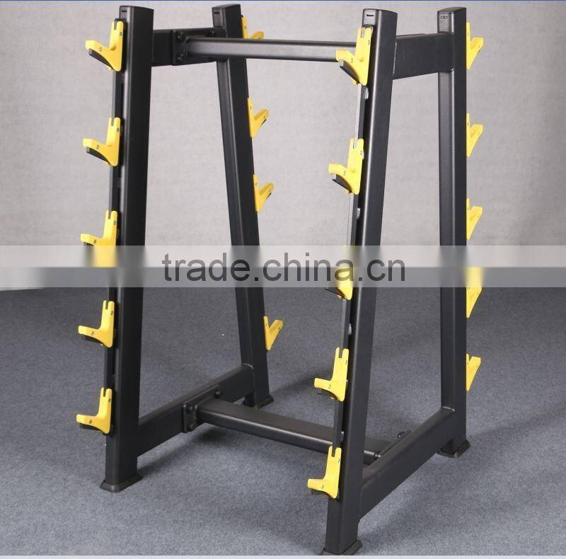 precor gym machine barbell rack