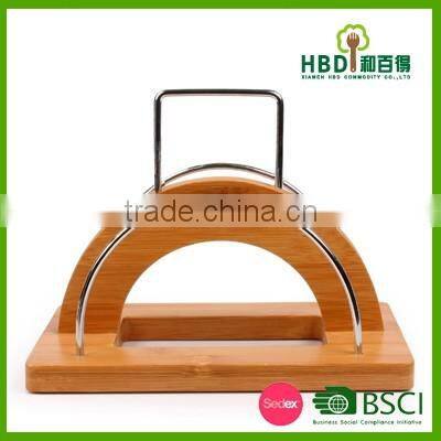 New products bamboo cutting board stand/cutting board holder rack