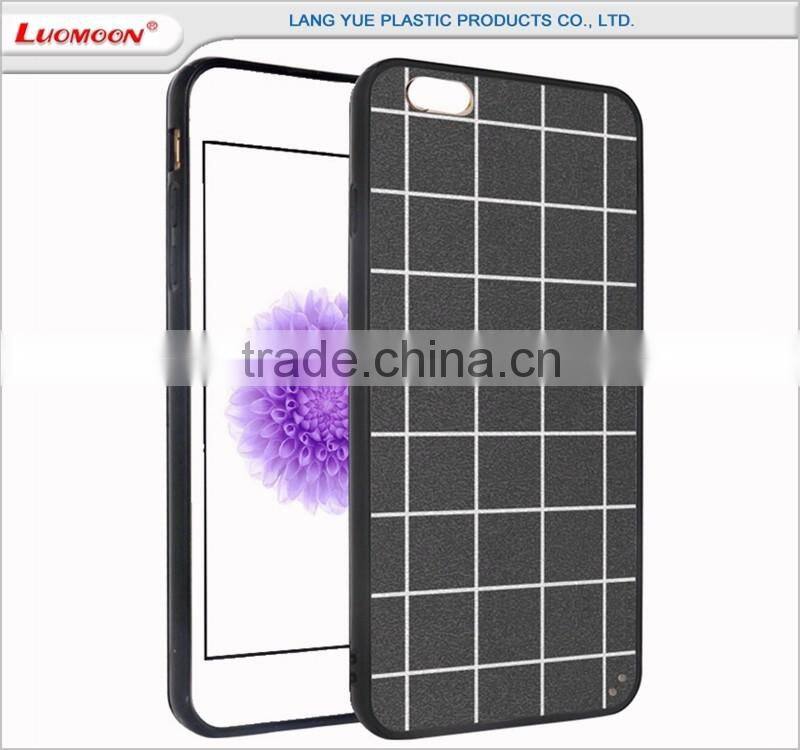 line lattice mobile phone case cover for apple iphone 6 se 7 plus