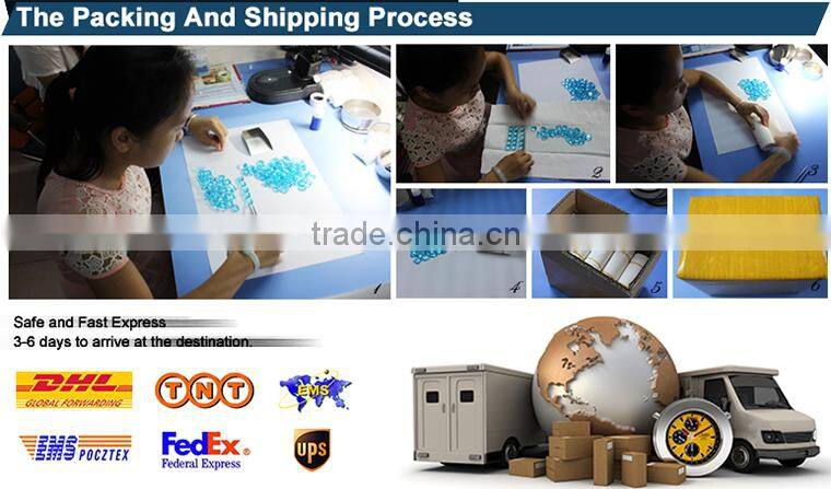 7*9mm Oval Shape Green Color Synthetic Turquoise Cobochon