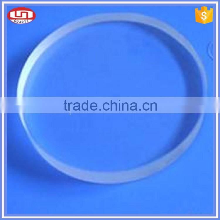 transparent high purity silica quartz glass plate