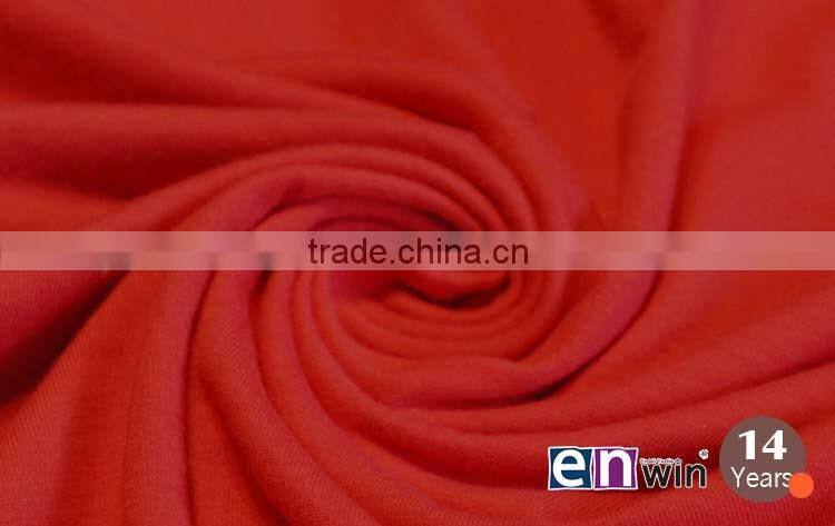red cotton fabric textile 100% cotton fabric in bulk for sportswear