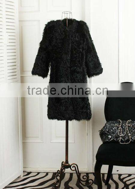 lady's kid lamb fur vest K112