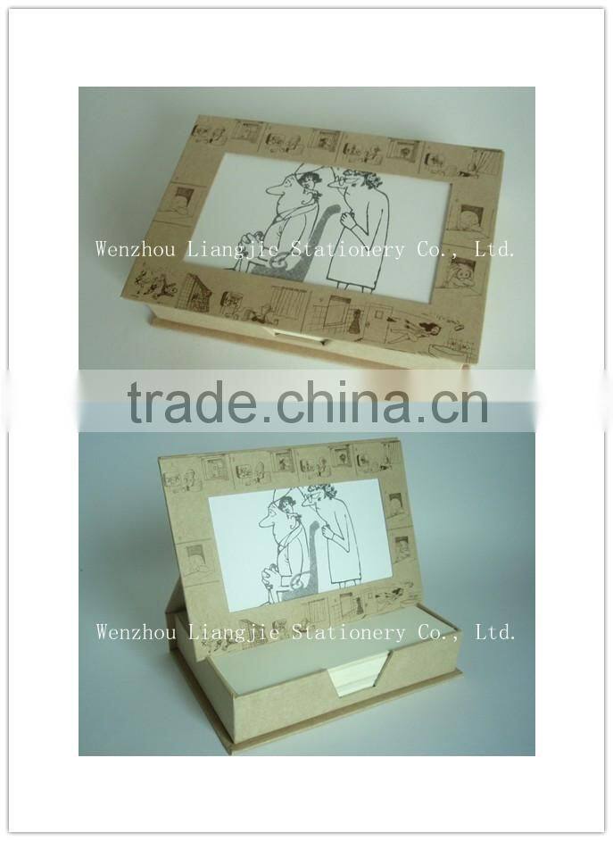 Photo Frame Fold Cover Desktop Notepad