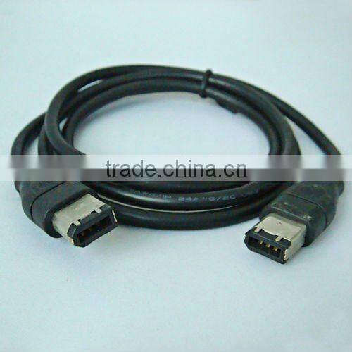 transparent color Ieee 1394 cable/4Pin to 4Pin