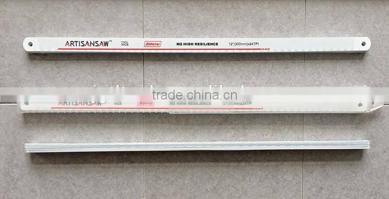 Free Shipping Flexible HSS Bi-metal M42 12"x1/2" (300mm Length) Hacksaw Blades 24TPI for metal Hand steel saw blades