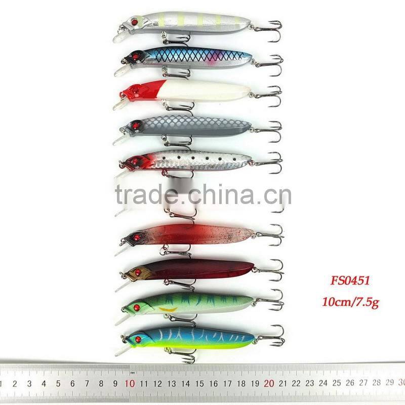 Artificial Bait Minnow Fishing lures 7.5g/10CM Fishing Tackle Pesca 3d eyes