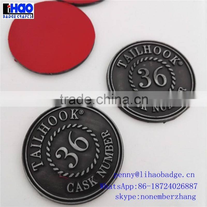 Promotion cheap custom antique challenge token old coins