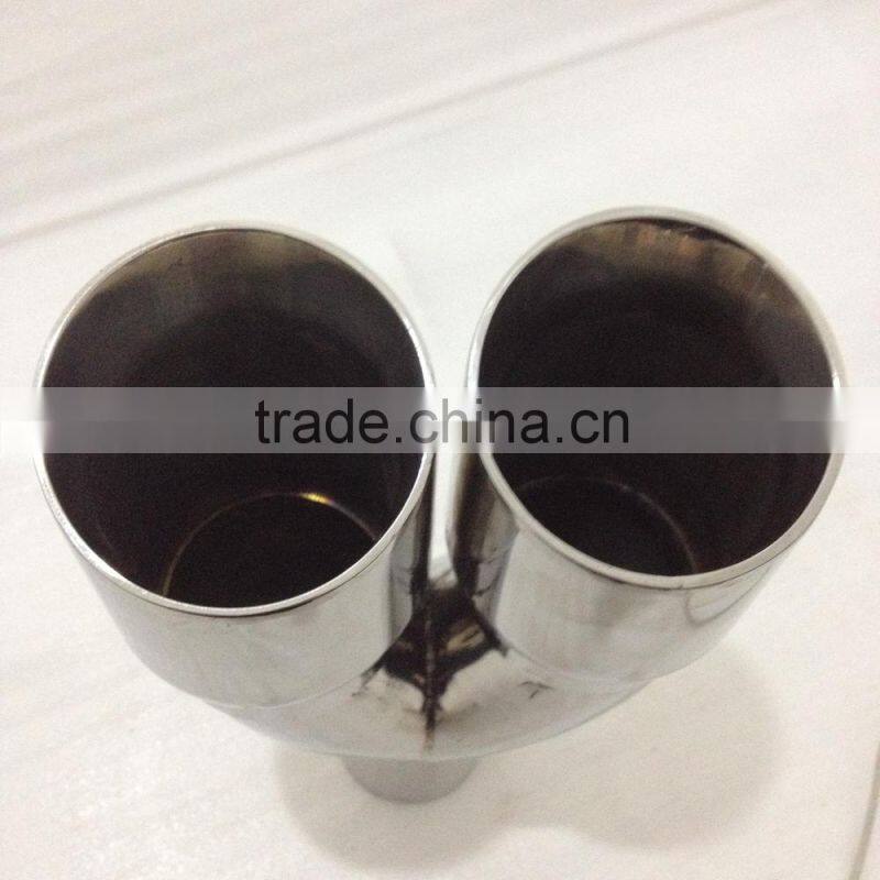 Chinese Wholesale High Quality Double Outlets Exhaust Tips