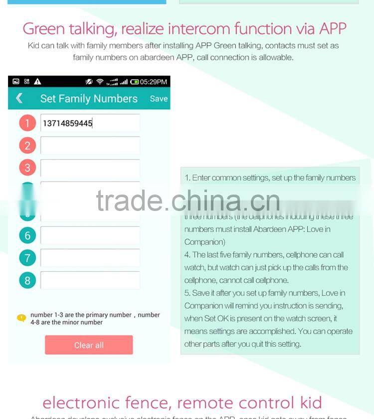 2016 Newest arrival kids gps bracelet kids g36 gps smart watch phone