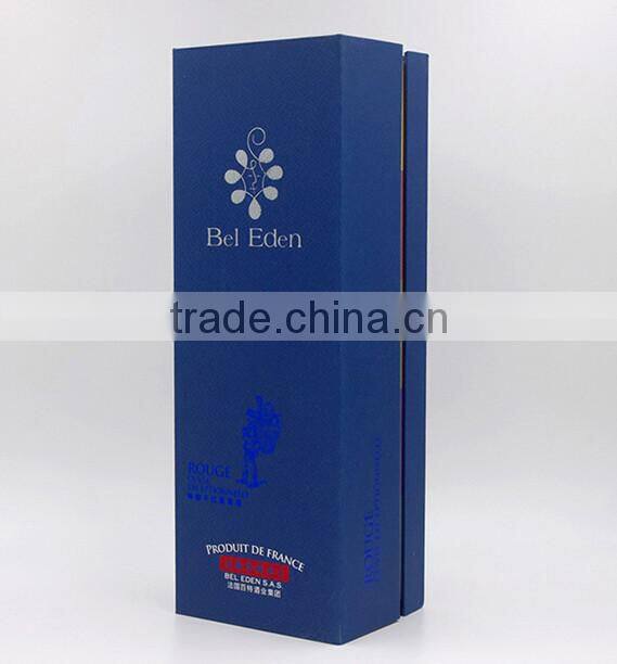 Paperboard Paper Type and Accept Custom Order wine box for champagne