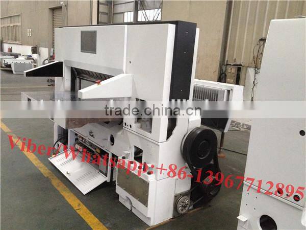 DK-M15 Model 15.6 Inch PLC Touch Screen Program Control Guillotine Paper Cutting Machine