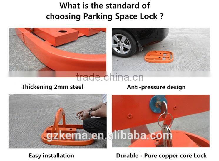 manual parking space lock