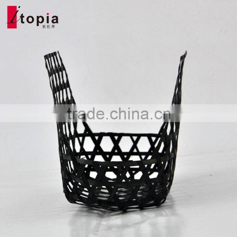 Square big bamboo food packaging basket