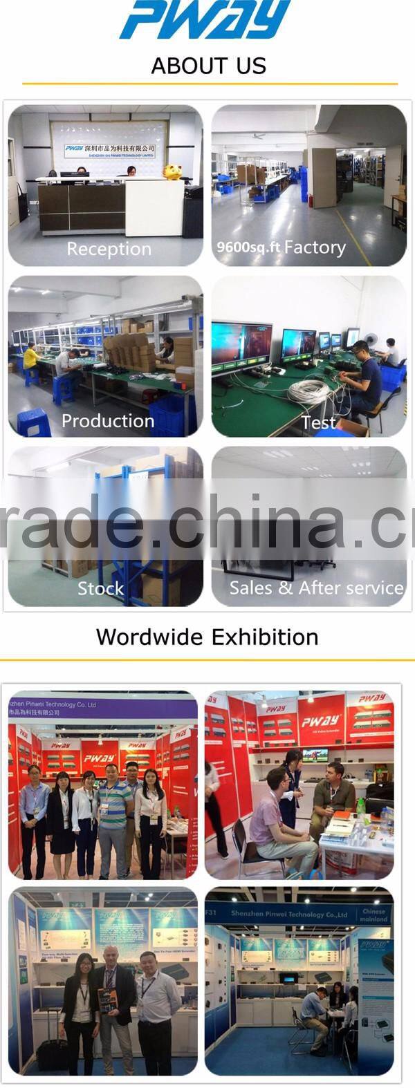 uncompressed fiber optic extender 1080p 60hz HDMI media converter 10km over single mode