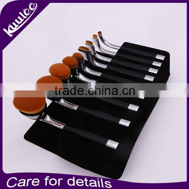 9pcs Golf Pro Cosmetic Makeup Brush Professional Kit makeup brushes with black