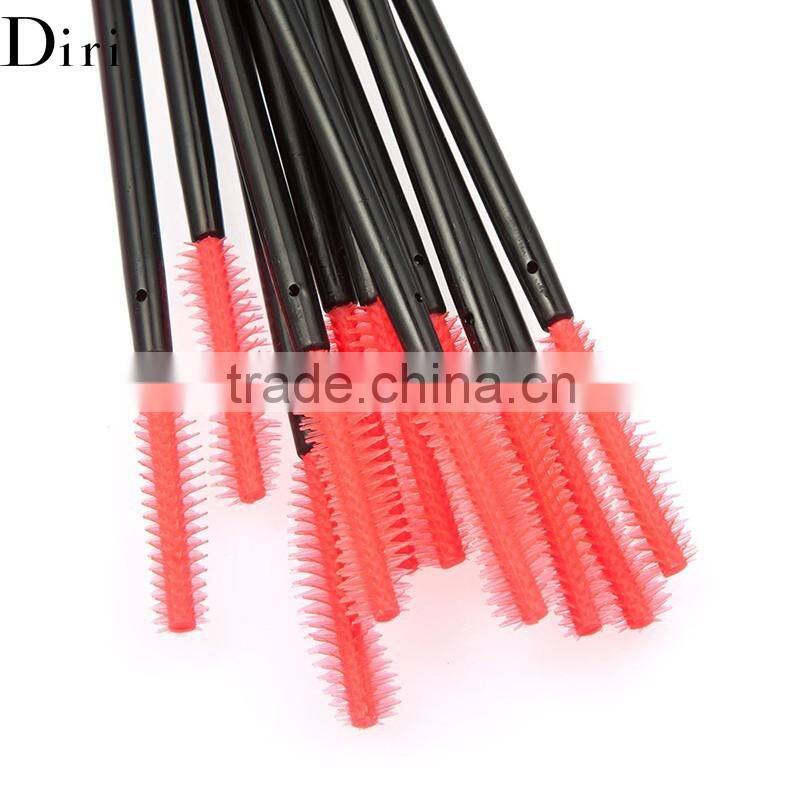 Disposable Curved Silicone Head Eyelash Mascara Brush