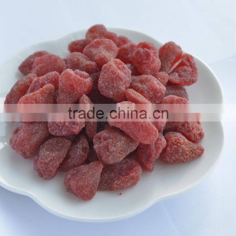 New Crop EU Standard Preserved Dried Strawberry Dehydrated Low Sugar