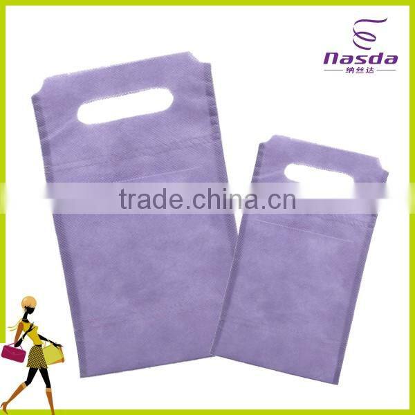 small nonwoven D cut gift bag