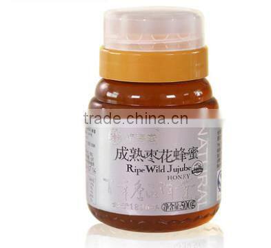 Natural red jujube flower pure honey in bulk or bottle packing