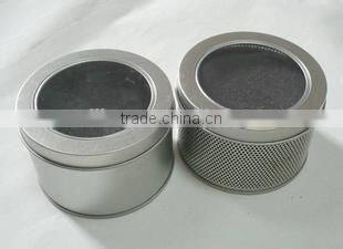 Wholesale metal tin box for silicone engrave ID bracelet