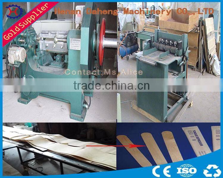 sorbet stick making machine Wood tongue depressor processing machine