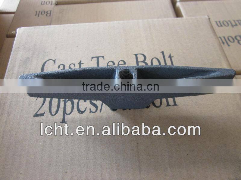 Casting tee bolt/T-casting with bolt and washer/Ss-bolt and ss-washer