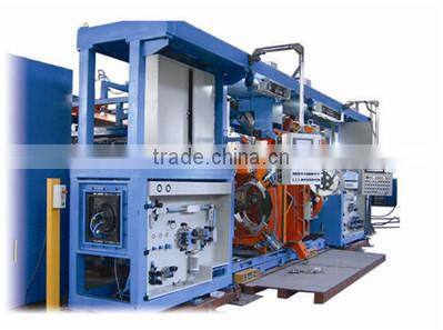 New tire building machine for tire retreading